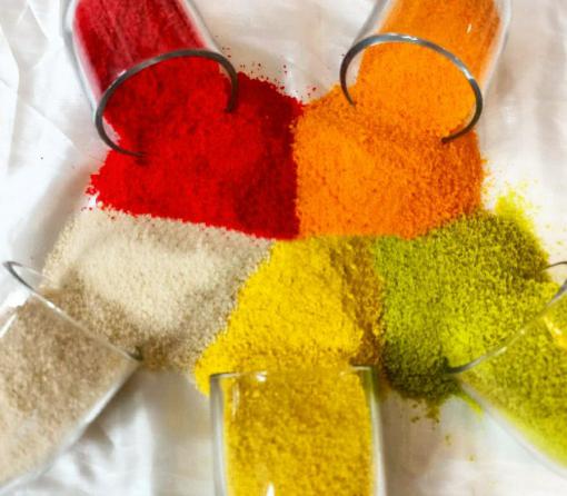 فروش بی واسطه پودر سوخاری رنگی